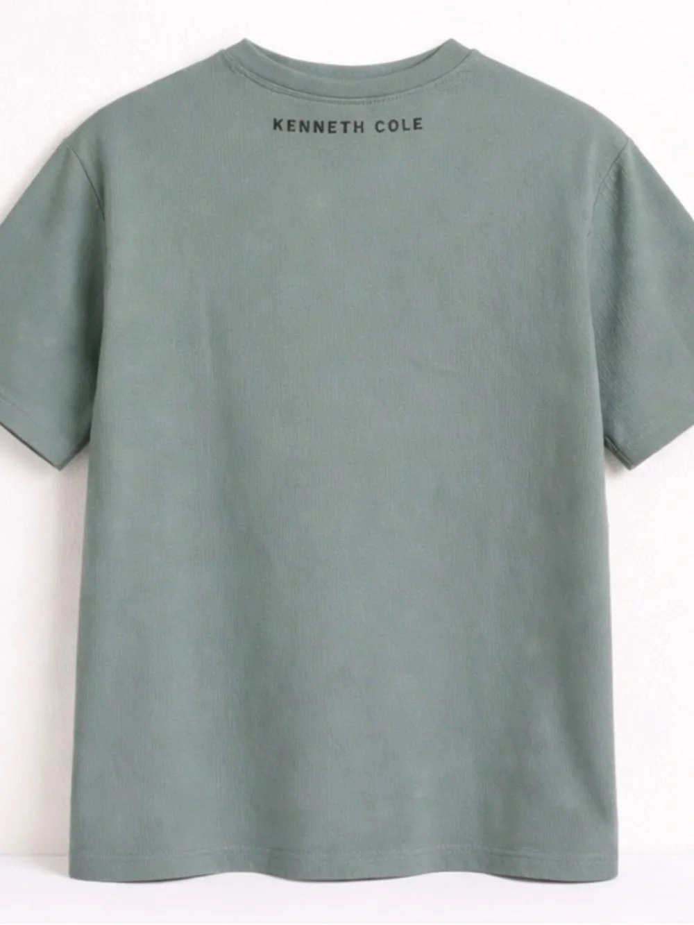 Kenneth Cole Short Sleeve Crewneck T-Shirt in Sage Green - Picture 2 of 3